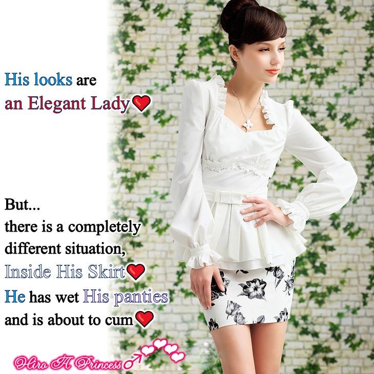 His looks are an Elegant Lady, but inside his Skirt_E