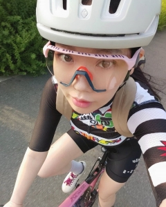セクシーすぎる韓国人美女サイクリスト